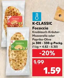 Kaufland K-CLASSIC Focaccia Angebot