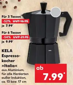 Kaufland KELA Espressokocher Italia Angebot