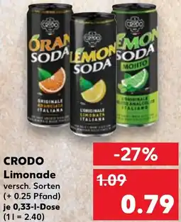 Kaufland CRODO Limonade Angebot