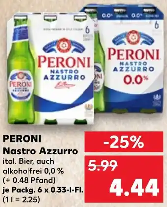 Kaufland PERONI Nastro Azzurro Angebot