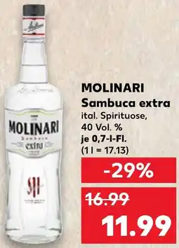Kaufland MOLINARI Sambuca extra Angebot