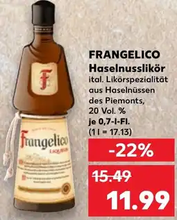 Kaufland FRANGELICO Haselnusslikör Angebot