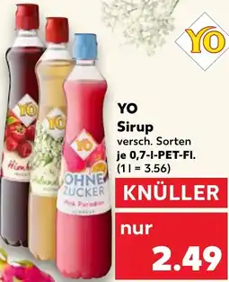 Kaufland YO Sirup Angebot