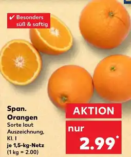 Kaufland Span. Orangen Angebot