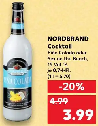 Kaufland NORDBRAND Cocktail Angebot