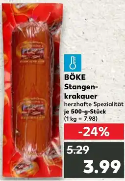 Kaufland BÖKE Stangenkrakauer Angebot