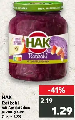 Kaufland HAK Rotkohl Angebot