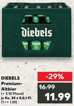 Kaufland DIEBELS Premium Altbier Angebot