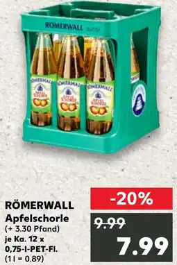 Kaufland RÖMERWALL Apfelschorle Angebot