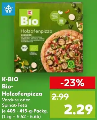 Kaufland K-BIO Bio-Holzofenpizza Angebot