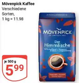 Globus Mövenpick Kaffee Angebot