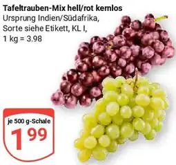 Globus Tafeltrauben-Mix hell/rot kernlos Angebot