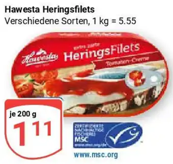 Globus Hawesta Heringsfilets Angebot