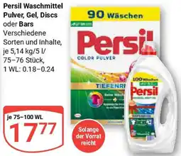 Globus Persil Waschmittel Pulver, Gel, Discs oder Bars Angebot