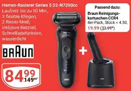 Globus BRAUN Herren-Rasierer Series 5 52-N7200cc Angebot