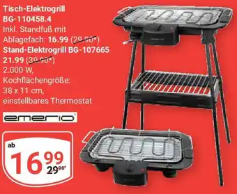 Globus Emerio Tisch-Elektrogrill BG-110458.4 Angebot