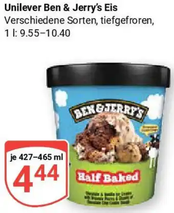 Globus Unilever Ben & Jerry's Eis Angebot