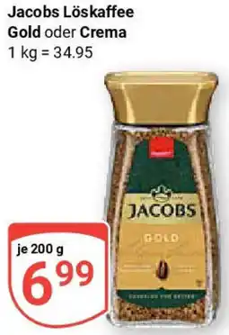 Globus Jacobs Löskaffee Gold oder Crema Angebot