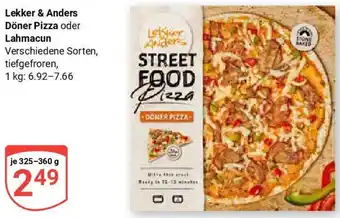 Globus Lekker & Anders Döner Pizza oder Lahmacun Angebot