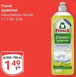 Globus Frosch Spülmittel Angebot