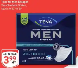 Globus Tena for Men Einlagen Angebot