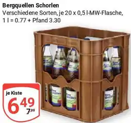 Globus Bergquellen Schorlen Angebot