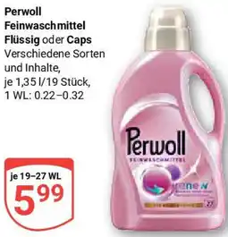 Globus Perwoll Feinwaschmittel Flüssig oder Caps Angebot