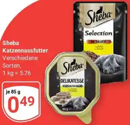 Globus Sheba Katzennassfutter Angebot