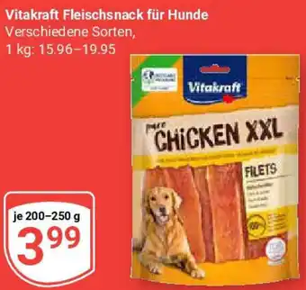 Globus Vitakraft Fleischsnack für Hunde Angebot