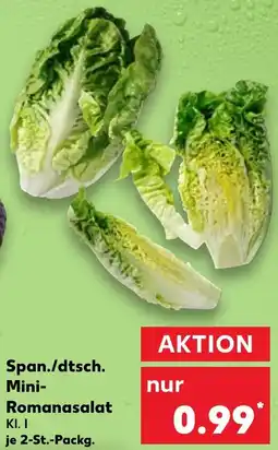 Kaufland Span./dtsch. Mini Romanasalat Angebot