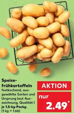 Kaufland Speisefrühkartoffeln Angebot