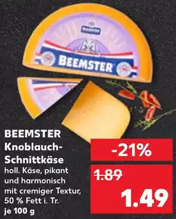 Kaufland BEEMSTER Knoblauch Schnittkäse Angebot