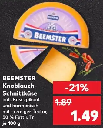 Kaufland BEEMSTER Knoblauch Schnittkäse Angebot