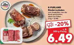 Kaufland K-PURLAND Rinderrouladen Angebot