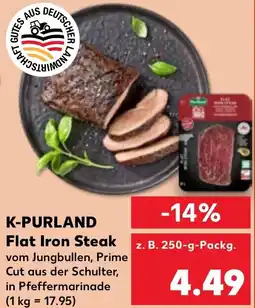 Kaufland K-PURLAND Flat Iron Steak Angebot