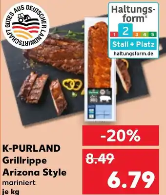 Kaufland K-PURLAND Grillrippe Arizona Style Angebot