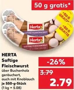 Kaufland HERTA Saftige Fleischwurst Angebot