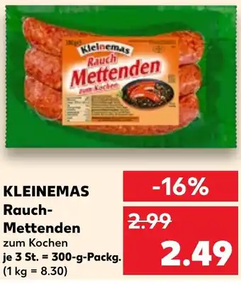 Kaufland KLEINEMAS Rauch Mettenden Angebot