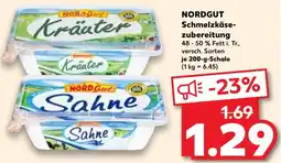 Kaufland NORDGUT Schmelzkäsezubereitung Angebot