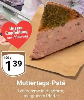 Globus Muttertags-Paté Angebot