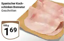 Globus Spanischer Kochschinken Bonnatur Angebot
