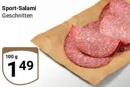 Globus Sport-Salami Angebot