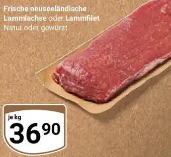 Globus Frische neuseeländische Lammlachse oder Lammfilet Angebot