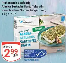 Globus Pickenpack Seafoods Alaska Seelachs Kartoffelgratin Angebot