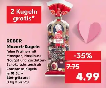 Kaufland REBER Mozart-Kugeln Angebot