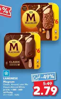 Kaufland LANGNESE Magnum Angebot