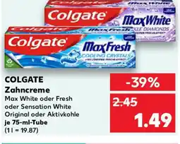 Kaufland COLGATE Zahncreme Angebot