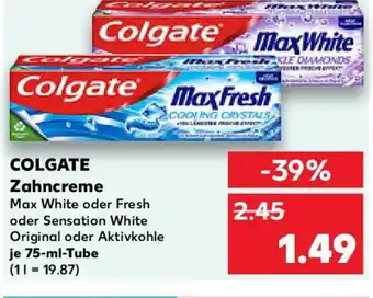 Kaufland COLGATE Zahncreme Angebot