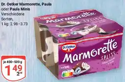 Globus Dr. Oetker Marmorette, Paula oder Paula Minis Angebot