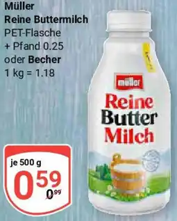 Globus Müller Reine Buttermilch Angebot